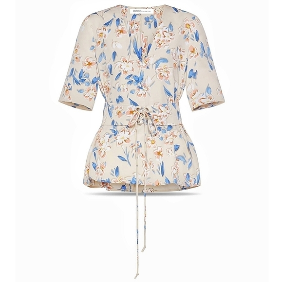 🌸 NEW BCBGeneration |‎ Floral Corset Crepe - Picture 2 of 16